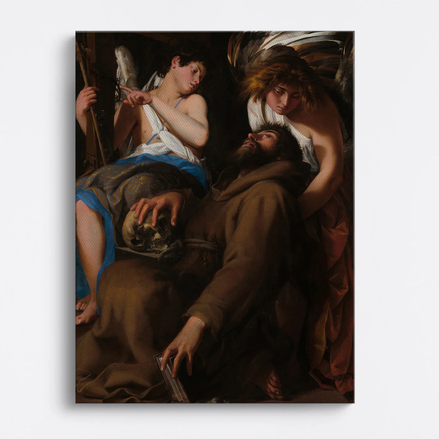 Tablou - Extazul Sfântului Francisc (Caravaggio) Vedere Fata