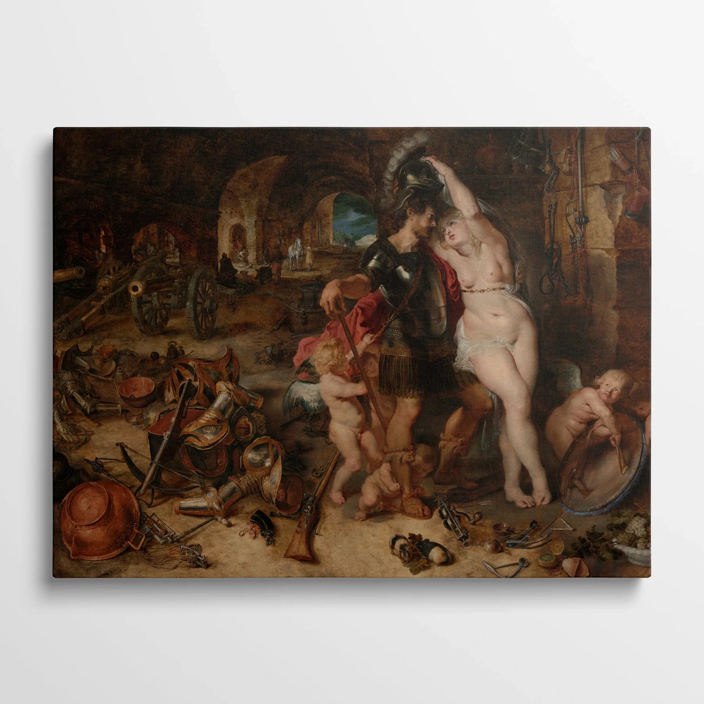 Tablou picturi celebre - Revenirea de la război, Rubens - vedere din fata