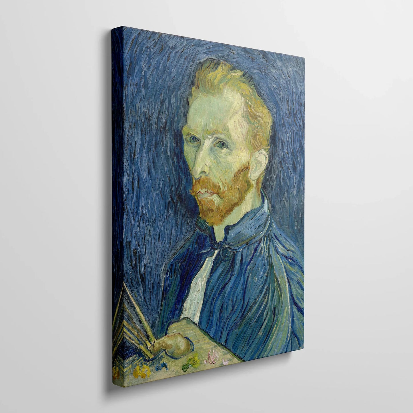 Tablou picturi celebre - Autoportret (1889), Van Gogh - vedere din lateral