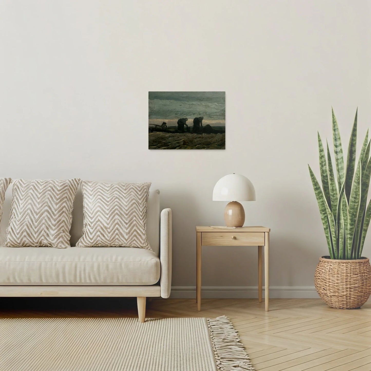 Tablou Picturi - Două Femei Pe Câmp, Van Gogh