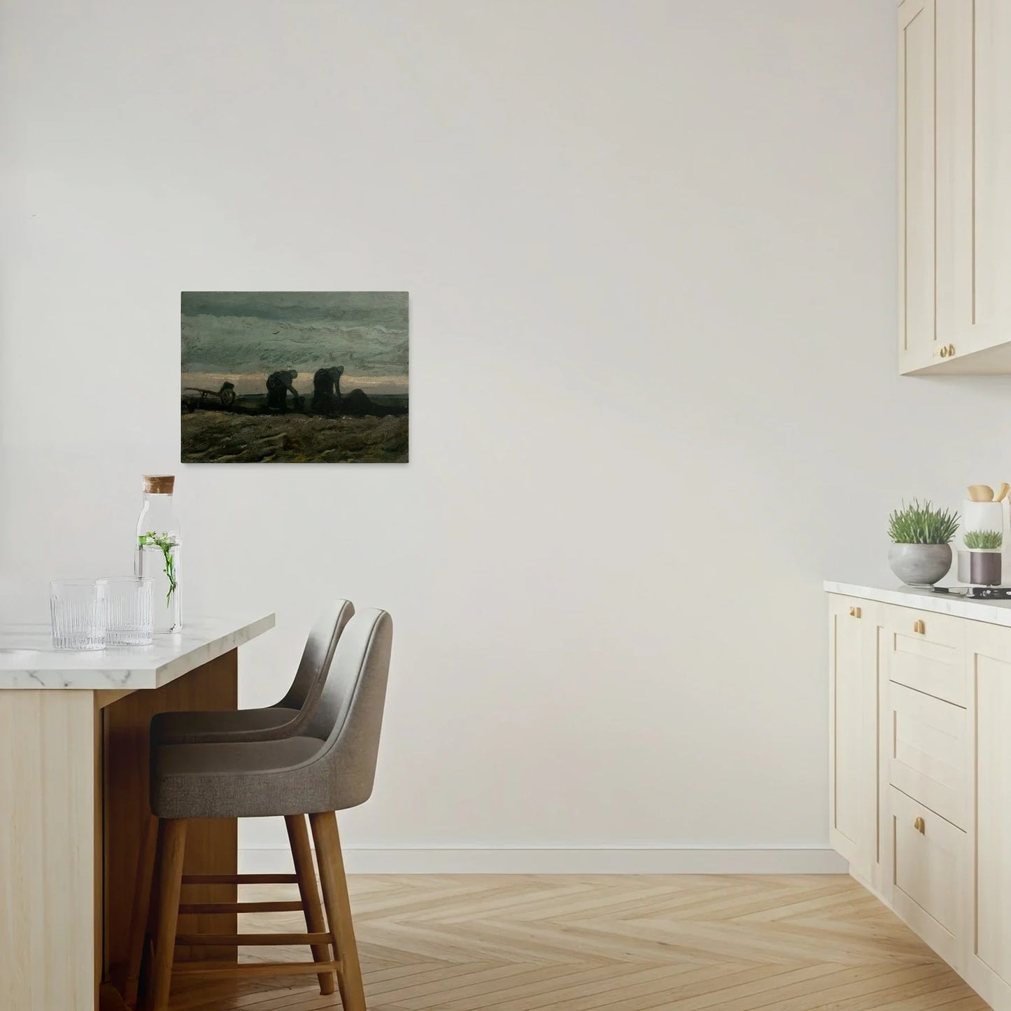 Tablou Picturi - Două Femei Pe Câmp, Van Gogh