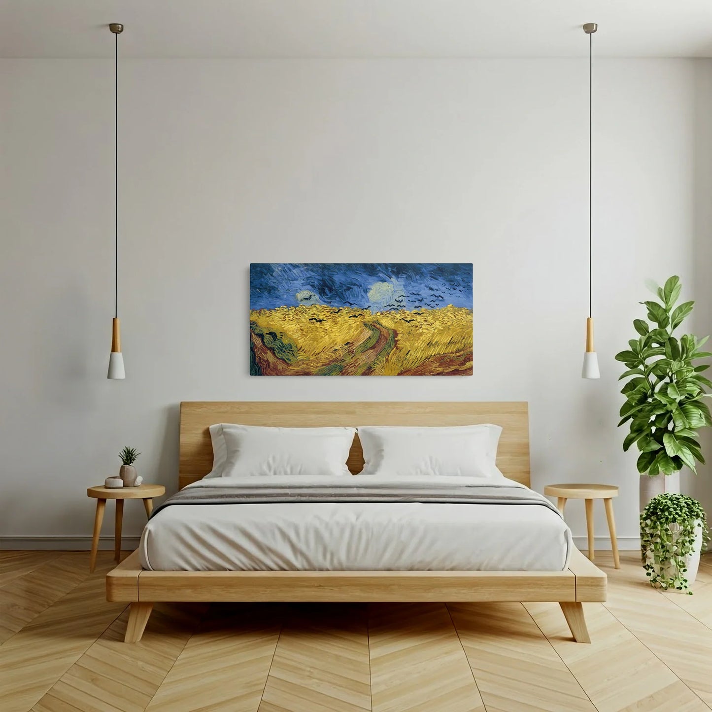 Tablou Picturi - Câmp de Grâu cu Ciori, Van Gogh
