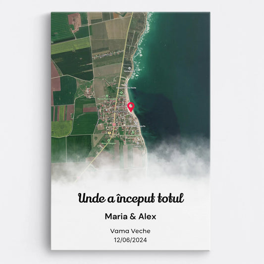 Tablou personalizat - harta strazi