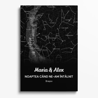 tablou personalizat cu faza Lunii intr-o noapte speciala