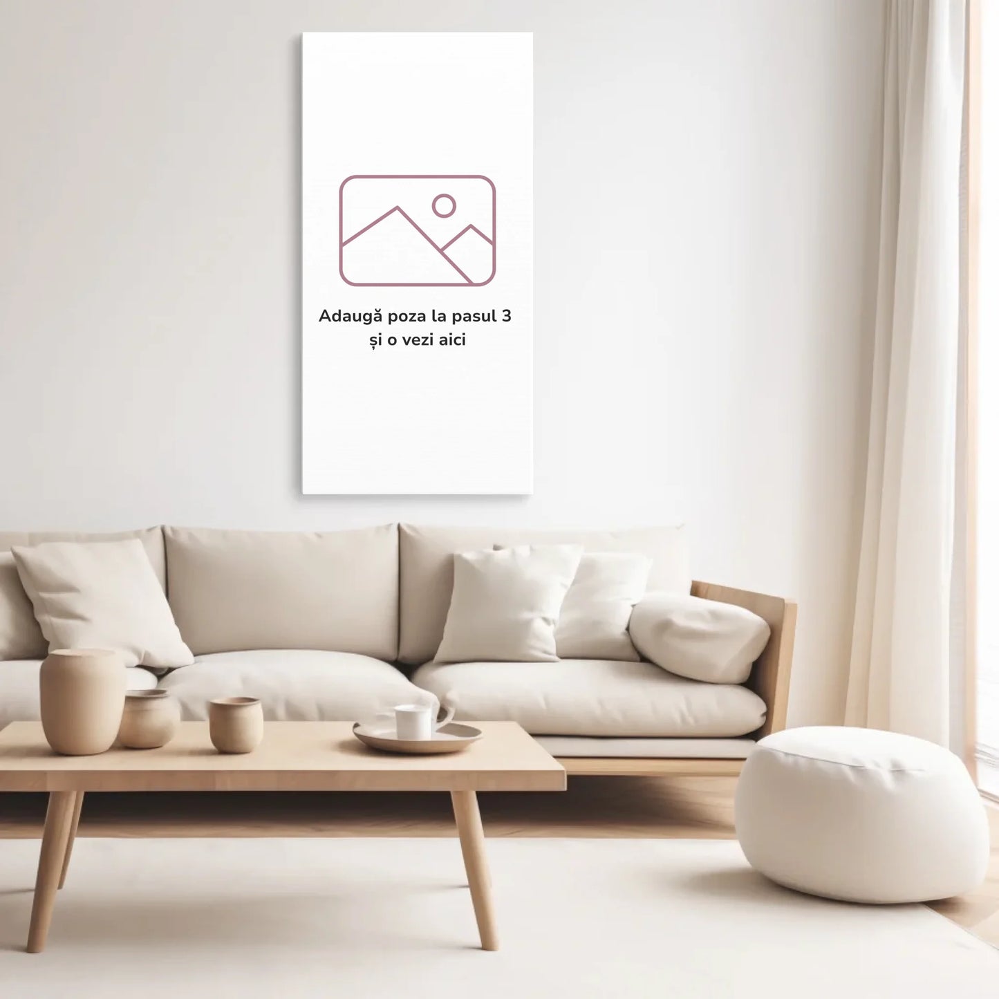 Tablou Canvas Personalizat 80x160 Living Mare