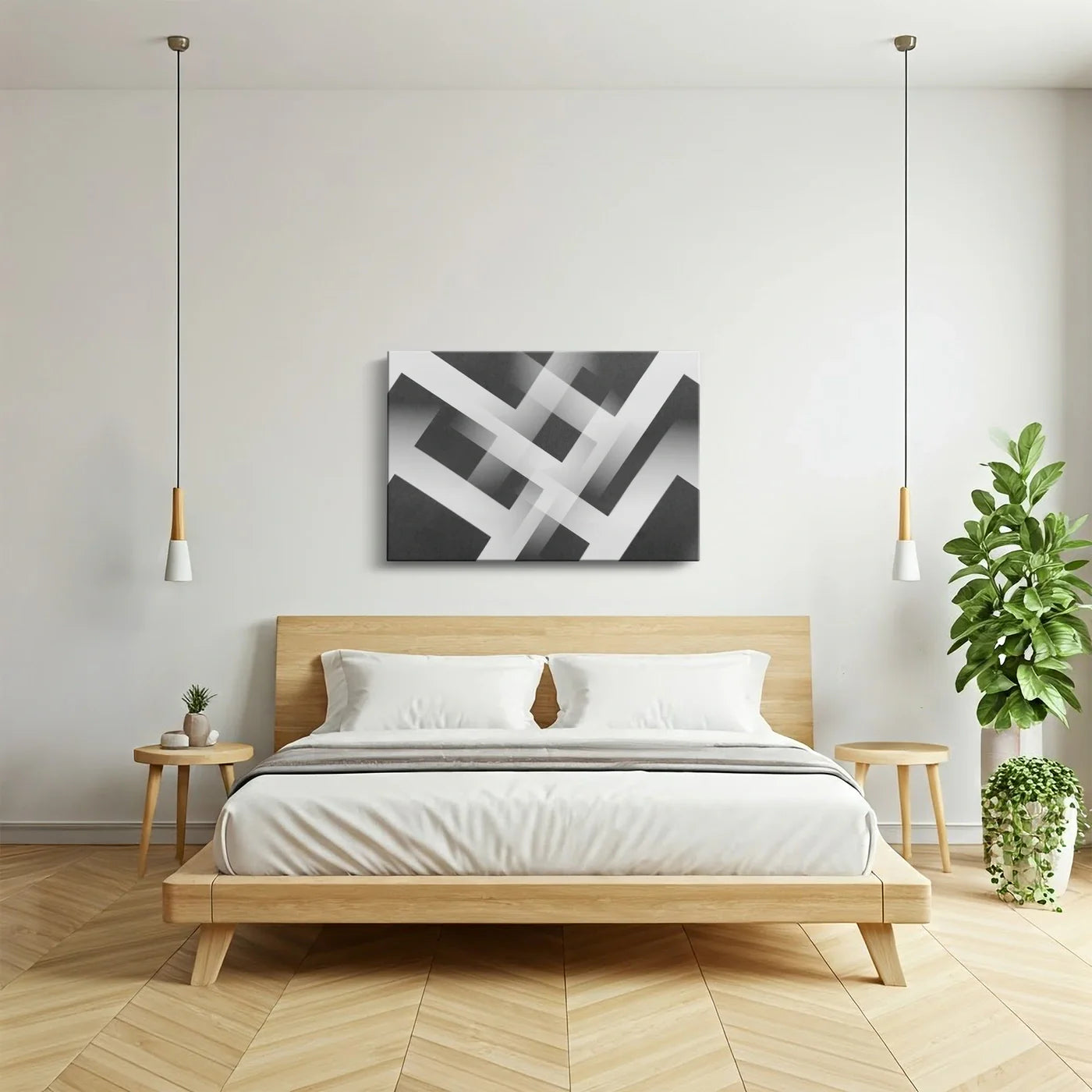 Tablou - Eleganță Abstractă Modernă Vedere Lateral