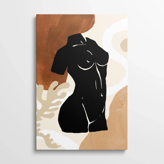 Tablou Abstract - Forme Minimaliste și Sugestii Artistice