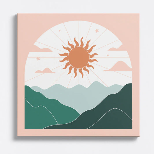Tablou - Sunrise Serenity Vedere Fata