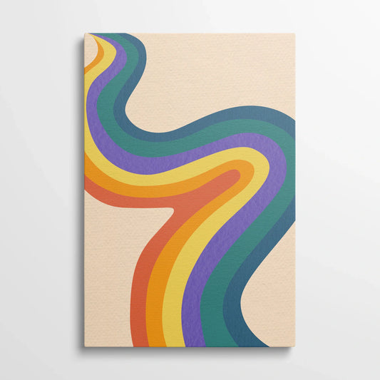 Tablou Abstract - Design Colorat și Fluid