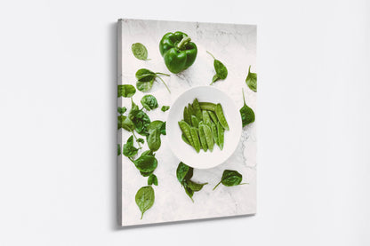 Tablou - Verde Fresh Canvas Vedere Lateral