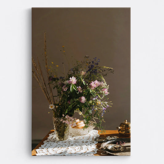 Tablou - Eleganță Florală Timeless Vedere Fata