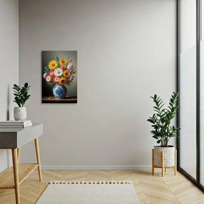 Tablou Flori - Buchet Colorat cu Dimensiuni Mari