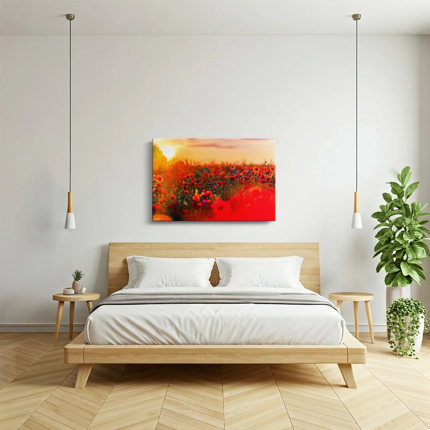 Tablou - Câmp de Pape Vedere Lateral