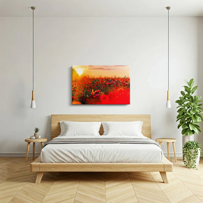 Tablou - Câmp de Pape Vedere Lateral