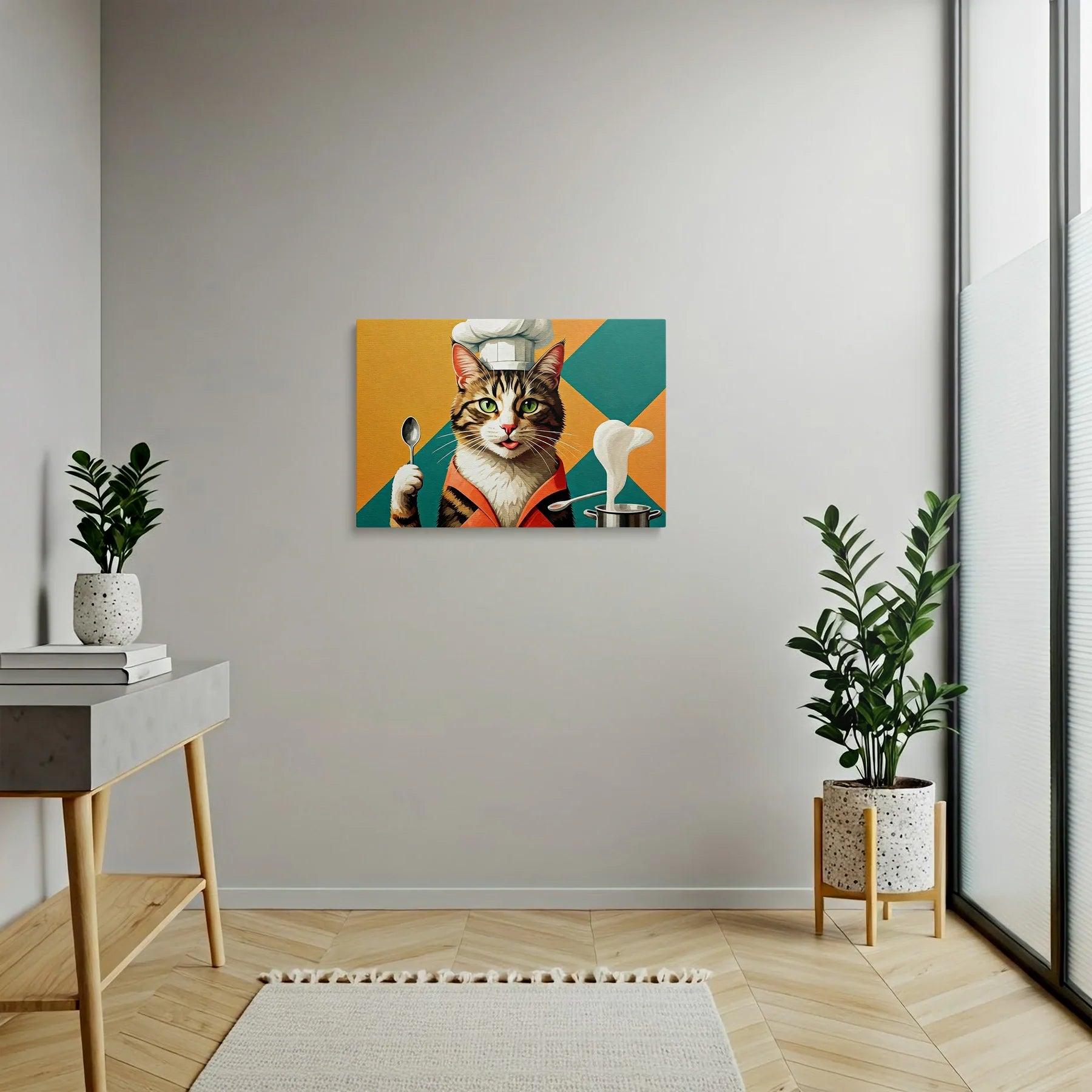 Tablou Modern - Portret Geometric Batman - vedere hol