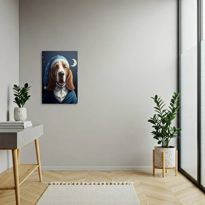 Tablou Modern - Portret Geometric Al Unui Câine Somnoros 2 - vedere hol