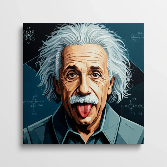 Tablou Modern - Albert Einstein Cubist