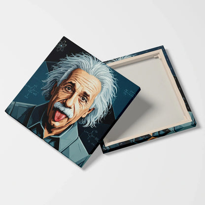 Tablou Modern - Albert Einstein Cubist - vedere fata verso