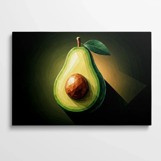 Tablou Modern - Avocado Cubist Colorat
