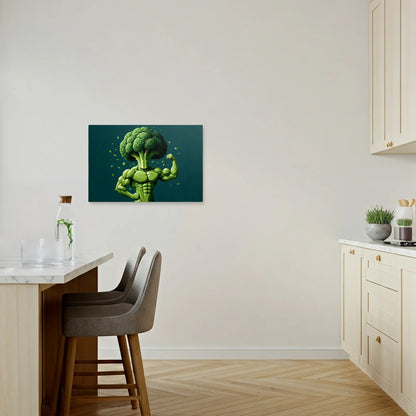 Tablou Modern - Portret Cubist de Broccoli - vedere bucatarie