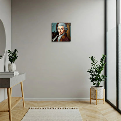 Tablou Modern - Portret Cubist Al Lui Mozart - vedere hol