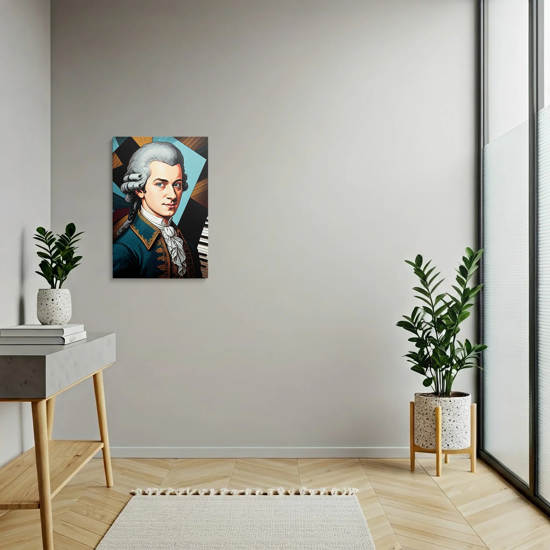 Tablou Modern - Portret Cubist Al Lui Mozart 2 - vedere hol