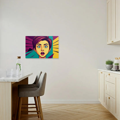 Tablou Modern - Portret Geometric Colorat 2 - vedere bucatarie