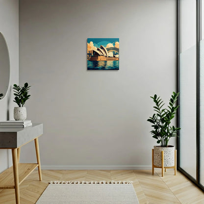 Tablou Modern - Portret Geometric Al Operei Din Sydney - vedere hol