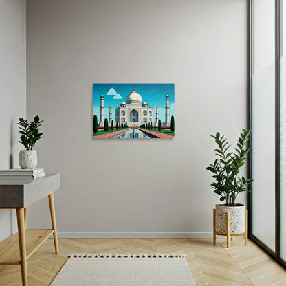 Tablou Modern - Portret Geometric Al Taj Mahal 2 - vedere hol