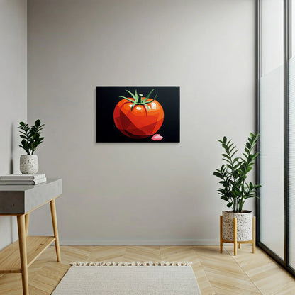 Tablou Modern - Portret Geometric Al Roșiei - vedere hol