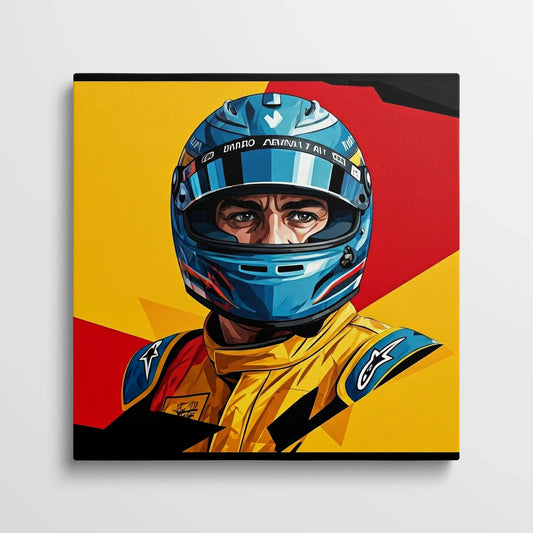 Tablou Modern - Portret Colorat Din Formula 1