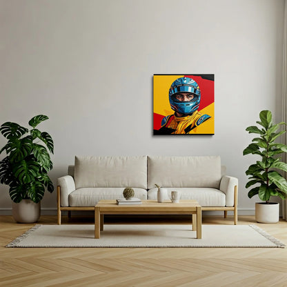 Tablou Modern - Portret Colorat Din Formula 1