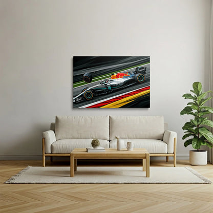 Tablou Modern - Incident în Formula 1