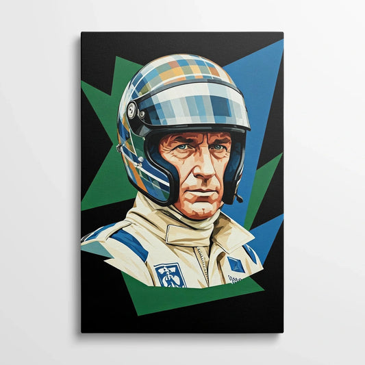 Tablou Modern - Portret Cubist de Formula 1 (2)