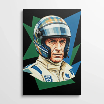 Tablou Modern - Portret Geometric Al Unui Campion