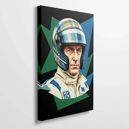 Tablou Modern - Portret Geometric Al Unui Campion