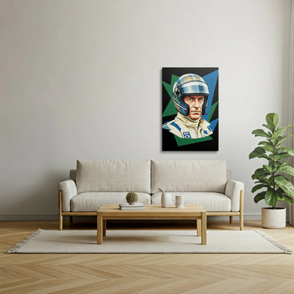 Tablou Modern - Portret Geometric Al Unui Campion