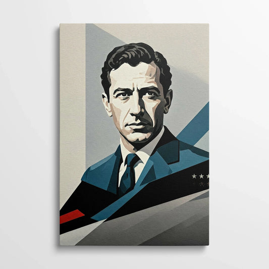 Tablou Modern - Portret Cubist Al Unui Legendar Autor de Curse