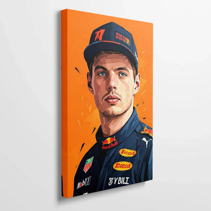 Tablou Modern - Portret Cubist de Formula 1