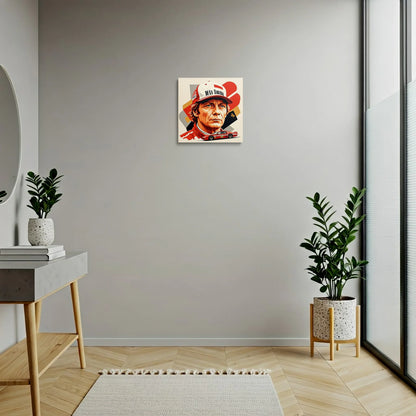 Tablou Modern - Portret Cubist Niki Lauda