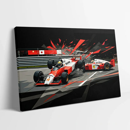 Tablou Modern - Incident Legendar în Formula 1