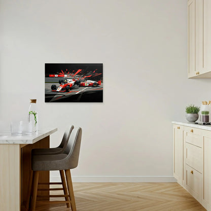 Tablou Modern - Incident Legendar în Formula 1