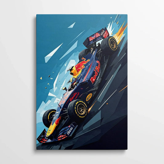 Tablou Modern - Scenă Din Formula 1 Dinamică