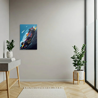 Tablou Modern - Scenă Din Formula 1 Dinamică