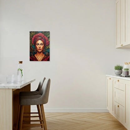 Tablou Modern - Portret Geometric Feminin-6 - vedere bucatarie