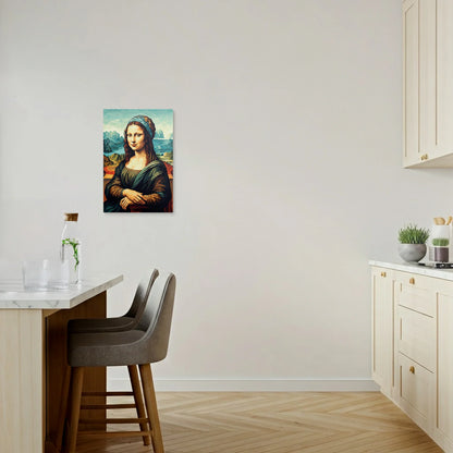 Tablou Modern - Portret Geometric Feminin 4 - vedere bucatarie
