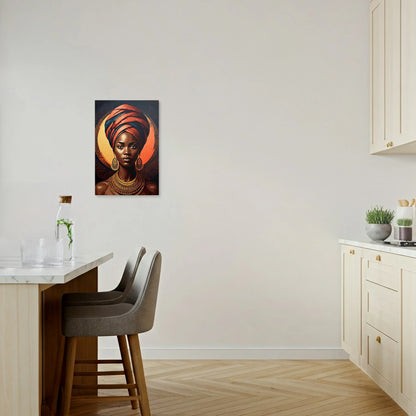 Tablou Modern - Portret Geometric African Expresiv 3 - vedere bucatarie