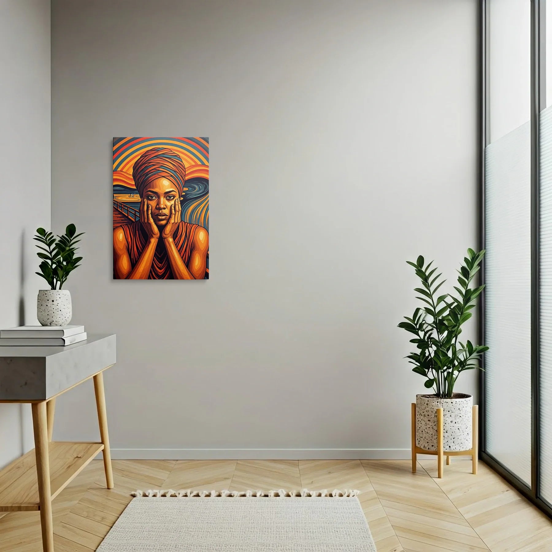 Tablou Modern - Accidente Formula 1 Geometric - vedere hol
