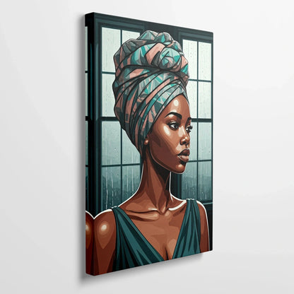 Tablou Modern - Portret Cubist Al Unui Legendar Autor de Curse - vedere din lateral