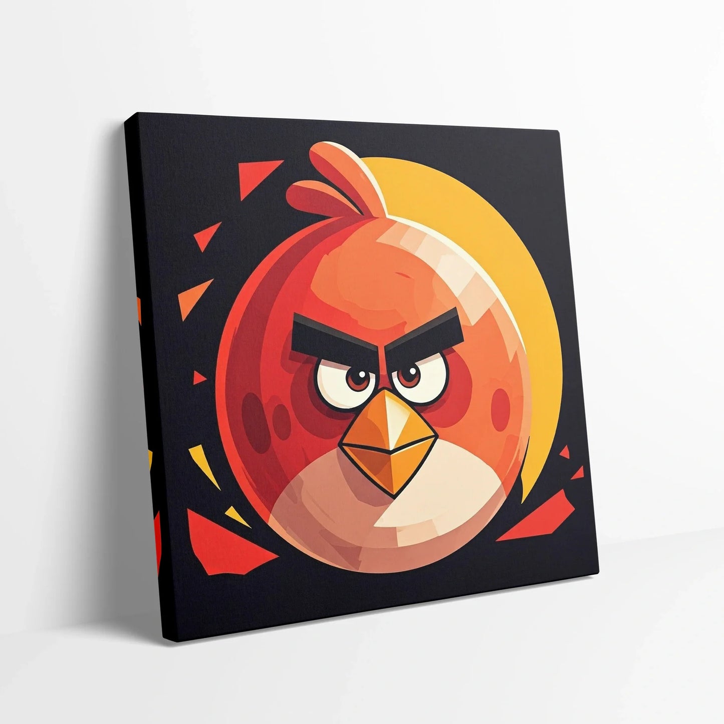 Tablou Modern - Portretul Expresiv Al Unei Păsări - vedere din lateral